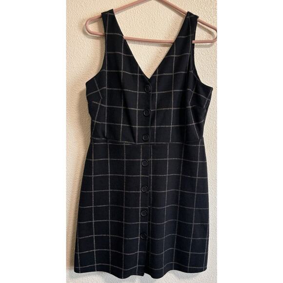 New Look Women’s Size 8 Button Front Jumper Dress Preppy Y2K Midi Indie Preppy - Picture 1 of 9